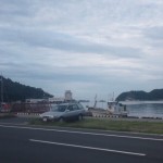 曇り空です（浜・三瓶湾）